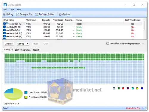 Disk SpeedUp screenshot