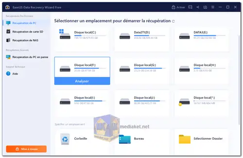 EaseUS Data Recovery Wizard Screenshot