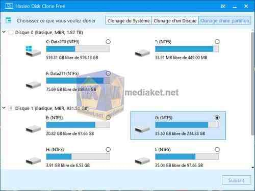 Cloner un disque dur ou SSD avec le logiciel gratuit Hasleo Disk Clone