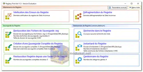 Registry First Aid screenshot