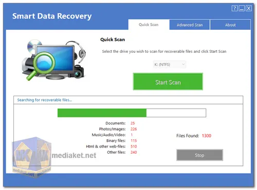 Smart Data Recovery screenshot