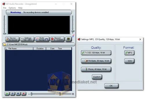 AD Audio Recorder screenshot