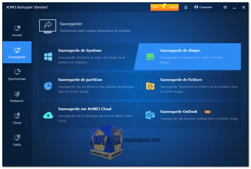 AOMEI Backupper Standard Screenshot
