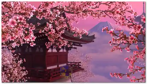 Blooming Sakura 3D Screensaver screenshot