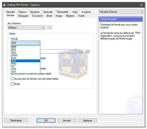 BullZip PDF Printer Screenshot