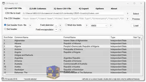 CSV Buddy Screenshot