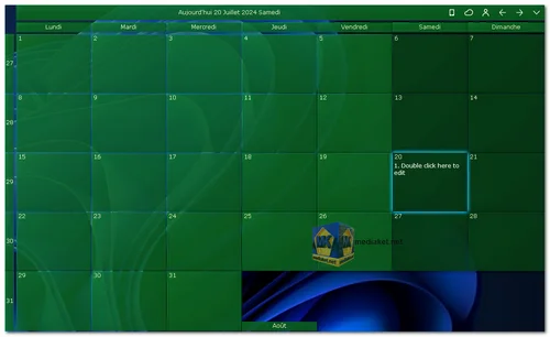 Desktop Calendar screenshot