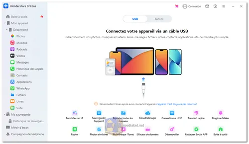 Wondershare Dr.Fone Toolkit screenshot