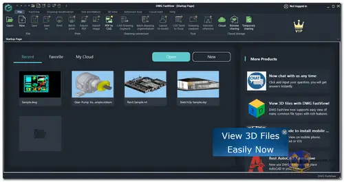 DWG FastView screenshot