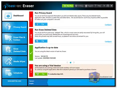 East-Tec Eraser screenshot