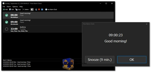 Free Alarm Clock screenshot