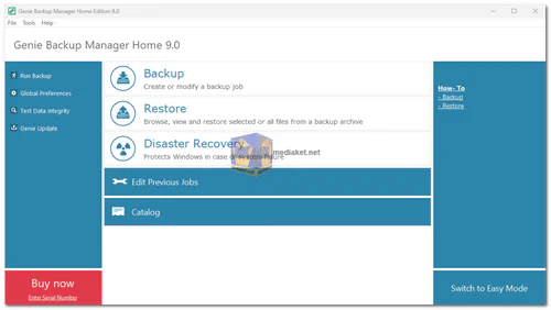 Genie Backup Manager screenshot