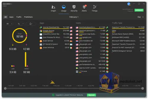 GlassWire screenshot