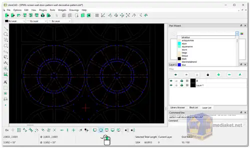 LibreCAD screenshot