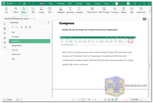 MiniTool PDF Editor screenshot