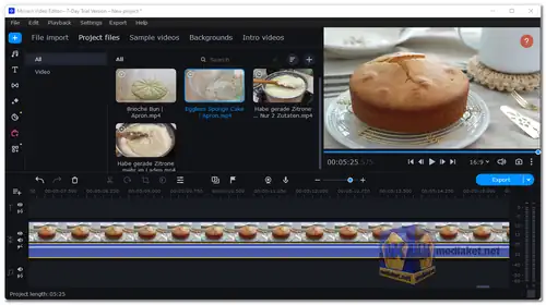 Movavi Video Editor screenshot