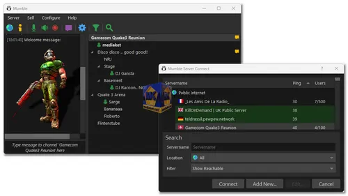 Mumble screenshot