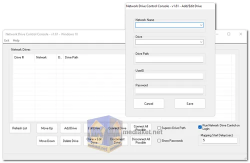Network Drive Control screenshot