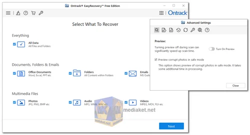 Ontrack EasyRecovery screenshot