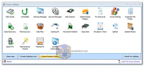 Puran Utilities screenshot