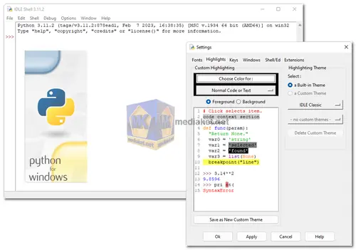 Python screenshot