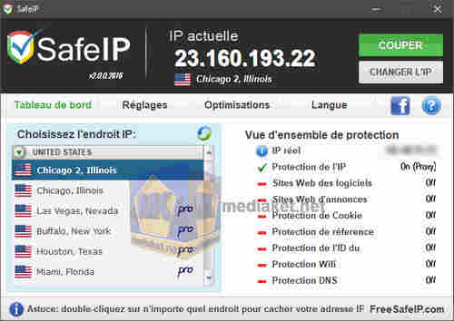 SafeIP Screenshot