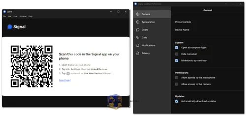 Signal pour Desktop screenshot