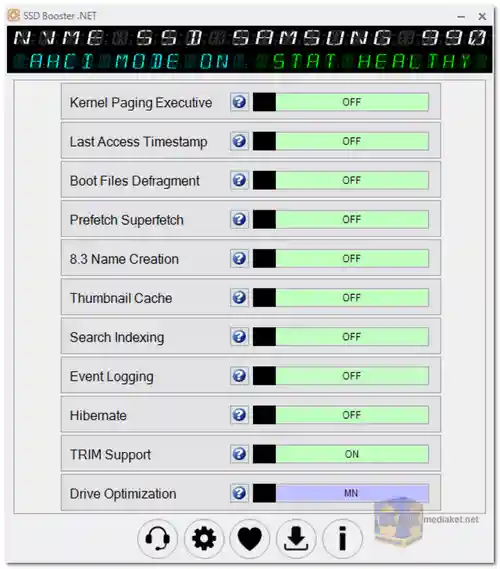 SSD Booster .NET screenshot