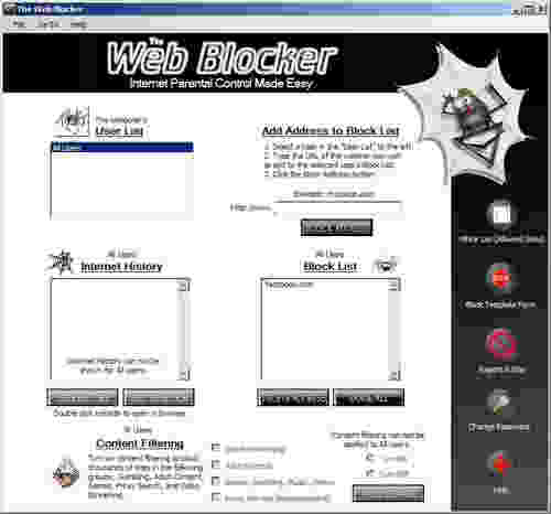 The Web Blocker