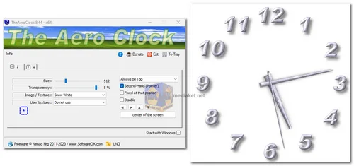 TheAeroClock Screenshot