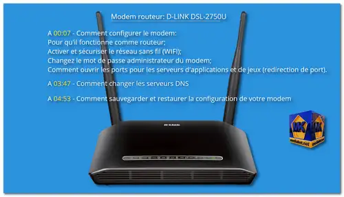 D-LINK DSL-2750U - Configuration all screenshot