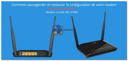 D-LINK DSL-2790U - Sauvegarde et restauration screenshot