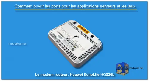 Huawei EchoLife HG520b - Port Forwarding screenshot