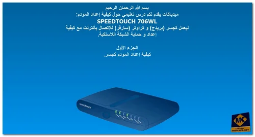 SpeedTouch 706 WL modem configuration Screenshot