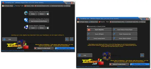 Tweaking Windows Repair screenshot
