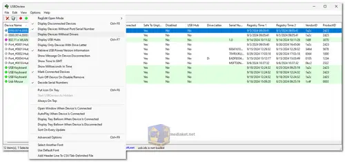 USBDeview screenshot