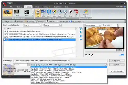 VSDC Free Video Converter screenshot