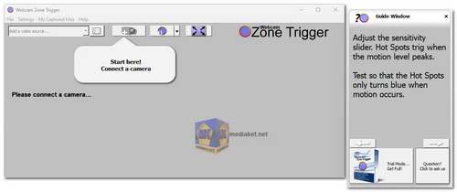 Webcam Zone Trigger screenshot