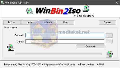 for windows instal WinBin2Iso 6.21