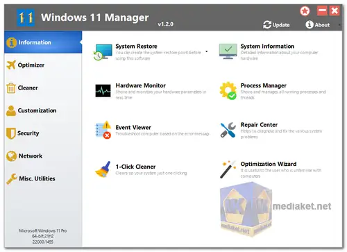 Windows 11 Manager screenshot