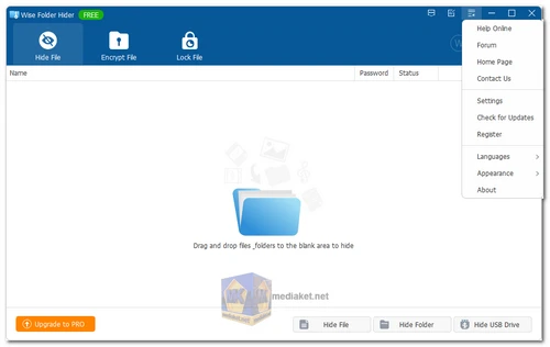 Wise Folder Hider screenshot