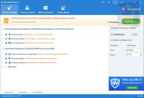 Wise Disk Cleaner screenshot