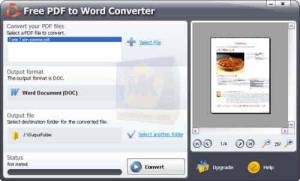 Free PDF to Word Converter