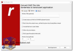 Flash Builder - (SWF to EXE) Screenshot
