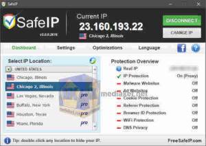 SafeIP Screenshot