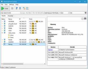 Advanced Port Scanner